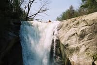 Caleb at the Big Falls