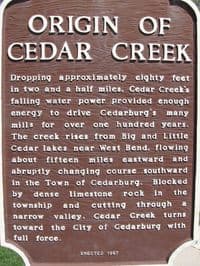 History of Cedar Creek