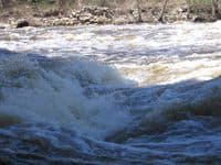 Wave/hole below 'Table Rock' at Falls Road