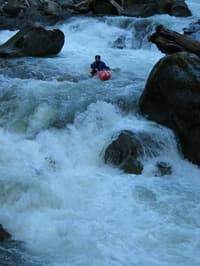 One of many rapids on canyon creek