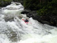Lofty above Brave Bear Falls