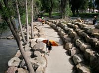 Trail to the water in Salida
