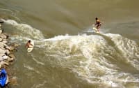 Surfing on the Trinity in FW?