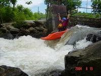 Doug Tearin it up at the Dam