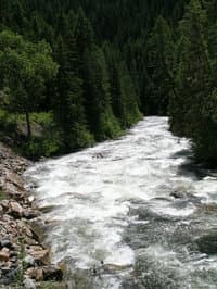 Marble Creek - Top of Drop