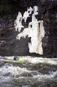 Ice formations, Fish Creek