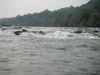 Runnable section of broken dam below Brookmont