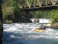 Below Husum Falls bridge.
