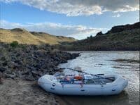 Honeymoon camp looking upsteam
