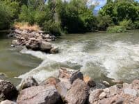 Rock Check Dam Near Morgan County Fairgrounds