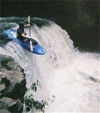 doug about to peton on the 14 footer