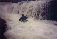 Adam Thomas running Friendly Falls