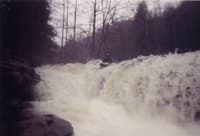 Omer Hall at the top of Friendly Falls