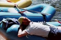 Bob taking a break on the Big South Fork