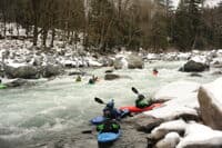 Looking Upstream Towards the Bottom of Boulder Drop