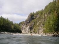 Canyon Walls towards the end of the whitewater