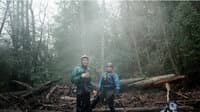 Gordon Byrd and James Thaxton at Bark Camp Creek