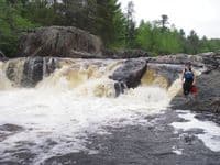 Big falls at low flow