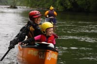 Grace and Cassia on the Sol Duc