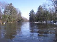 entrance to main rapid above PP