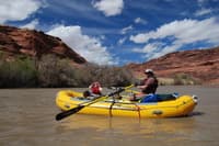 Raft on Labyrinth Canyon