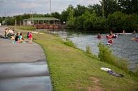 Kayak Football at 13th Street.