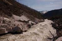 Calving Avalanche Chutes