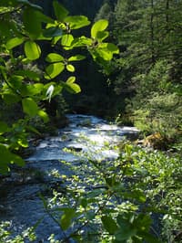 Starting point of Yét Atwam Creek