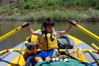 Aki on the Oars