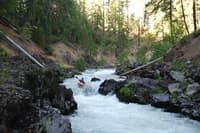 Gorge below Knob Falls