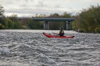 Approaching Highway 299 bridge