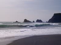 Pacific Ocean at Mouth of Navarro