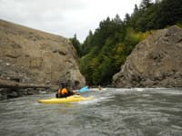 Entering the Elwha Canyon
