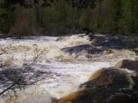 Ledge at 4000cfs in channel