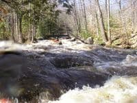 river left of island