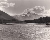 Sauk River with Whitehorse backdrop