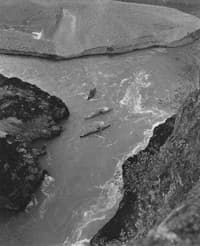 Launch at Riffe Bridge