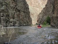 Sheer walled canyon