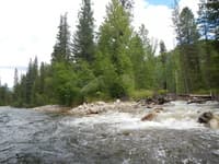Twentymile Creek confluence