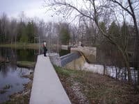 Dam above big falls