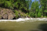 Headwall rapid downstream of fish weir
