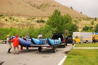 Loading Rafts in Cashmere Riverside Park