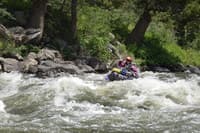 Fun wave trains on the Falls River