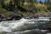 Last big rapid on the Falls River