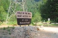 Hole in the Wall Sign