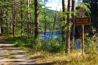 Glines Powerhouse Access Sign