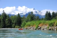 Rafting on Sauk With View of Whitehorse