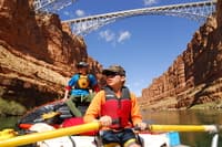 Boys on the Oars at Navajo Bridges
