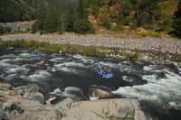Rafting at the start of Rodger's Flat