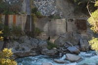 Railroad Retaining Wall